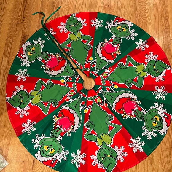 grinch large size christmas tree skirt - Picture 1 of 3